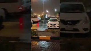 Late night Raining in kuwait