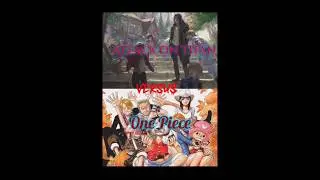 Attack on Titan vs One Piece/ Writing Comparison #shorts #edit #anime #onepiece #aot