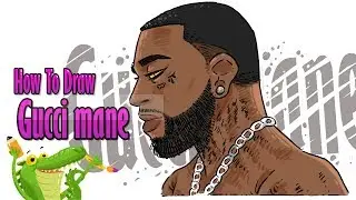 how to draw gucci mane step by step