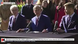 🇺🇸 Губернатор Техаса Грег Эбботт и организация Turning Point USA сделали важное заявление в резид...