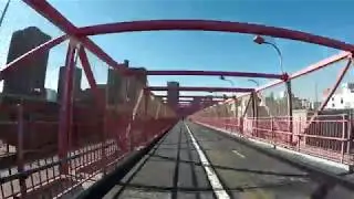 ⁴ᴷ Timelapse Walking the Williamsburg Bridge to Manhattan from Brooklyn