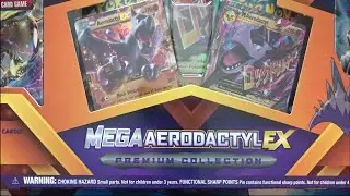 Pokemon TCG Mega Aerodactyl EX Premium Collection Box Opening