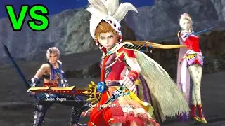 Final Fantasy Dissidia NT Online Cloud, Squall, Noctis VS Onion Knight, Terra, Vaan