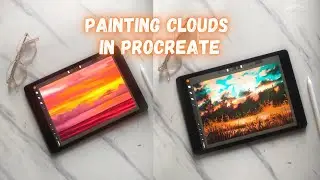 Procreate Cloud Paintings | Digital Painting Time lapse