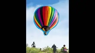 How to place hot air balloon in Photoshop - Tutorial ! #shorts #photoshop