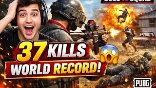 37 KILLS 😱 NEW WORLD RECORD! SOLO vs SQUAD | PUBG Mobile Gameplay