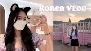 KOREA VLOG 🇰🇷 || everland theme park, art exhibition & the hyundai seoul mall 🌳 || THE BEC-LOG #5