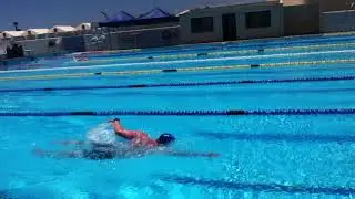 Craig D swimming 2015 before Total Immersion