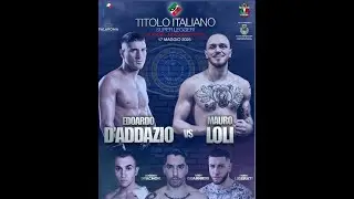 TITOLO ITALIANO SUPERLEGGERI | EDOARDO D'ADDAZIO VS MAURO LOLI