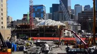 Union Station RTD Construction and Downtown Denver