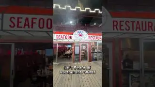 Ike&rsquo;s Seafood Restaurant🦀 OCNJ on Boardwalk #seafood #crab #food #softshellcrab #boardwalk