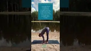 10 main alignment tips for standing forward fold