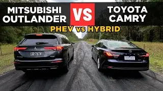 Drag Race: 2025 Toyota Camry vs Mitsubishi Outlander GSR PHEV &ndash; 0-100