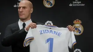 ZINEDINE ZIDANE FACE FIFA 22 MODO CARRERA CAREER MODE LOOKALIKE