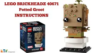 LEGO BRICKHEADZ 40671 Potted Groot INSTRUCTIONS