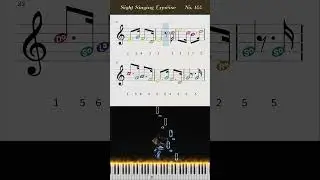 Daily Sight-Singing Exercise No.144 | Anacrusis rhythm