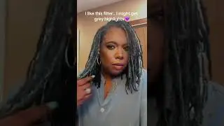 Embrace It: Gray Hair Fun Filters #over50 #greyhair