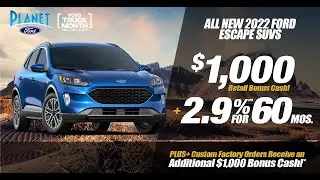 New 2022 Ford Escape Offer | $1,000 Off PLUS+ 2.9% for 60m | $2K Off Orders | Dallas, TX