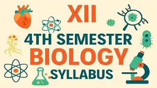 HS 2026 Biology Syllabus|Class 12 Biology Syllabus For 4th Semester|HS 2026 Biology Syllabus #hs2026