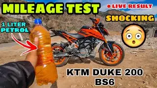 Ktm Duke 200 Bs6 Mileage Test || Shocking Results😱 || Vlog 70 || Bheemuvlogs