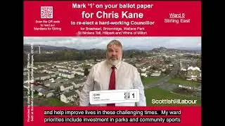 Chris Kane for Stirling East Campaign Video