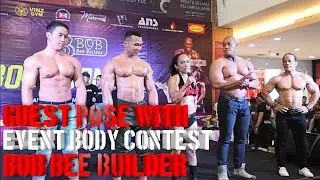 Guest Pose With Event Body Contest BOB BEE BUILDER