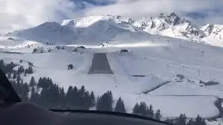 Courchevel Landing - Alpine Airlines with TP 600