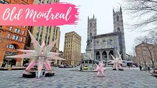Walking in Old Montreal on Saint Paul Street (Montreal, December 2020) #oldmontreal #saintpaulstreet