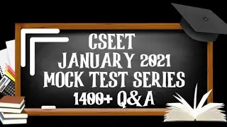 🌟MOCK TEST SERIES FOR CSEET JANUARY, 2021 #cseet #cs