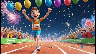 Fall Guys Funny Runner Bounced Between Giants | Nursery Rhymes for Kids Songs Fun