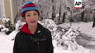 Snow Dusts Parts of the Deep South