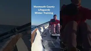 Winter Training!! #lifeguard #usla #surfboat #oceanrowing #coastalrowing #jerseyshore #oceangrove