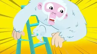 Monkey is afraid of Spiders! Let's help the Superzoo Team - Cartoons for Kids