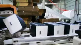 Automatic facial tissue production line automatic folding cutting packing machine