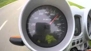 Honda CBF 250 0-100 km/h and top speed - GoPro Hero 4 #14