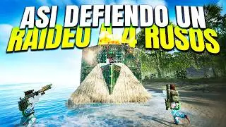 This is how I defend a raid against 4 Russians - Rust - Spanish Gameplay
