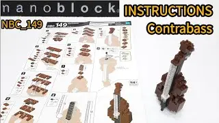 nanoblock instructions NBC_149 | CONTRABASS