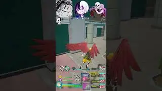CAUGHT IN A CORNER BY HAWKS - My Hero Ultra Rumble #shorts  #anime #gaming #myheroultrarumble
