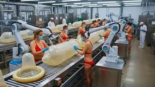 Inside a Modern Condom Factory | From Liquid Latex to Finished Protective Products (Full Process)