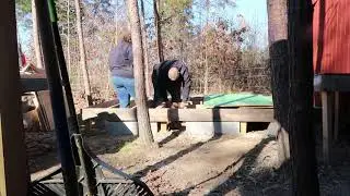 Will we finish before the snow comes?  The pump house build continues.