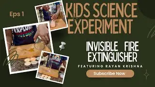 Kids Science Experiments Invisible Fire Extinguisher