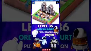 Order In Court Solved! 🧠 Mekorama Master Makers Level 36 Walkthrough | #shorts #gaming