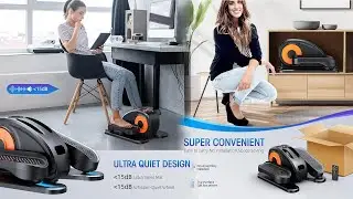 Under Desk Elliptical Machine &ndash;Quiet, Portable & Electric Seated Pedal Exerciser for Home or Office!