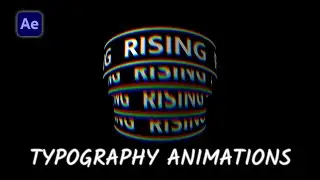 Master Dynamic Typography Animations in After Effects | Step-by-Step Tutorial #aftereffects #tips
