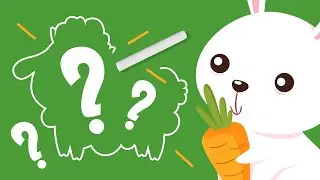 Draw Animals.Quick Guessing Game with the Animals for Kids. Play Fun.