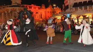 Villains Finale of Boo-To-You Parade at Mickey's Not-So-Scary Halloween Party w/ Maleficent, Cruella