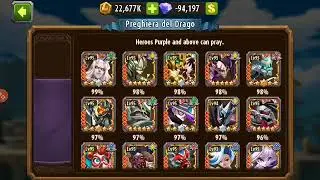 Selling Magic Rush: Heroes account merger 99 VIP 15 top 10 arena