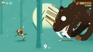 Triple Spear Smilodon Day 100 Big Hunter