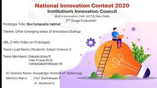 BIO-COMPOSITE HELMET MHRD NIC2020