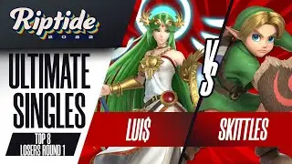 Lui$ vs skittles - Ultimate Singles Top 8 Losers R1 - Riptide 2022 | Palutena vs Young Link